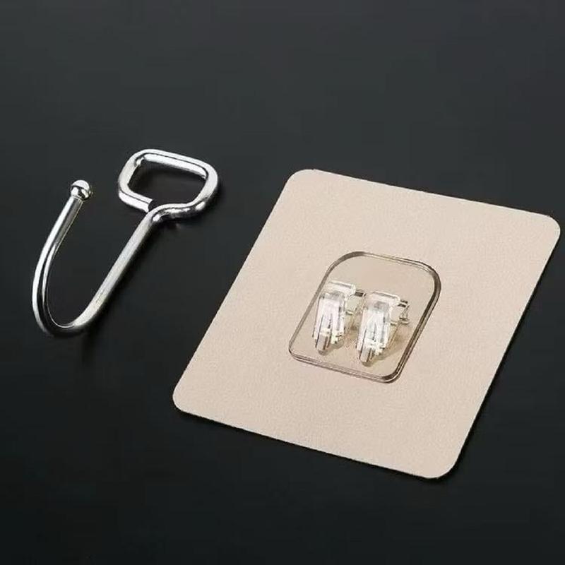 (Combo 50) Móc Dán Tường Inox, Mẫu Mới Dính Siêu Chắc Siêu Chịu Lực Tốt ,Móc Treo Vật Dụng Trong Nhà. 5
