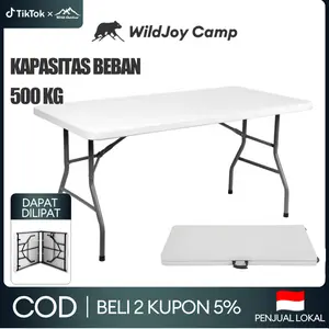 WildJoy Camp Meja lipat Laptop Luar Ruangan Portabel Multifungsi Belajar Makan Taman Harga Murah COD Beli 2 Kupon 5% Outdoor Camping Serbaguna Plastik