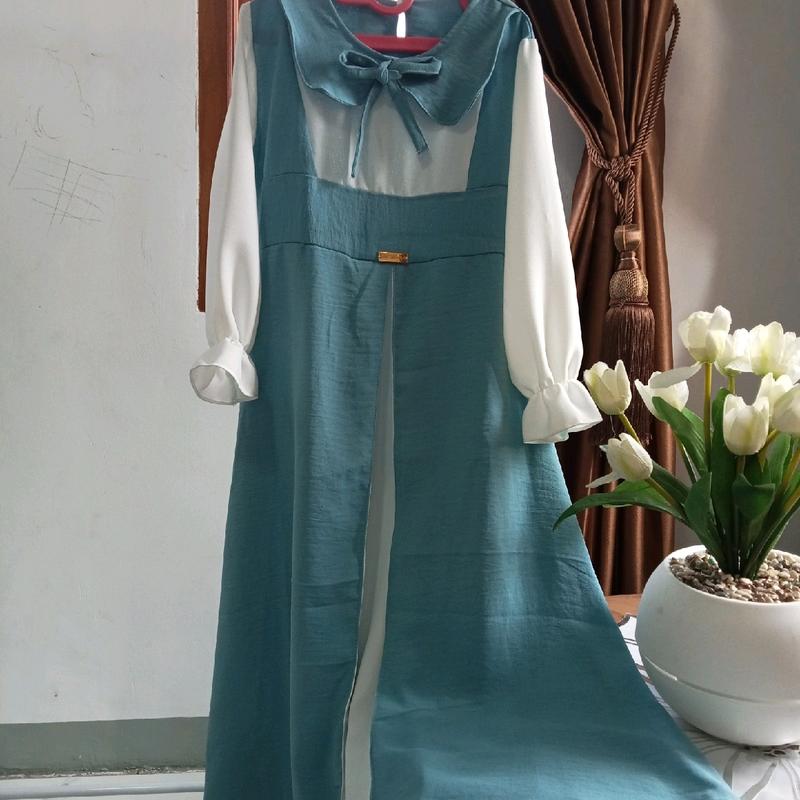 GAMIS ARSYLA CHIFA KIDS ANAK PEREMPUAN CRINKLE AIRFLOW 3-11 TAHUN 4