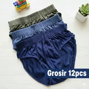 (PROMO PAKET 12PCS) Celana Dalam Anak Laki Laki Bahan Katun lembut/CD Anak Laki Laki Bahan Katun