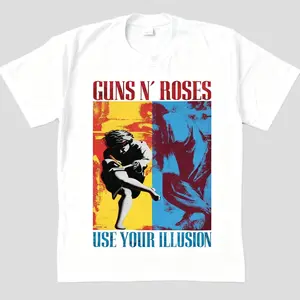 KAOS BAND GUNS N ROSES - TSHIRT GNR USE YOUR ILLUSION