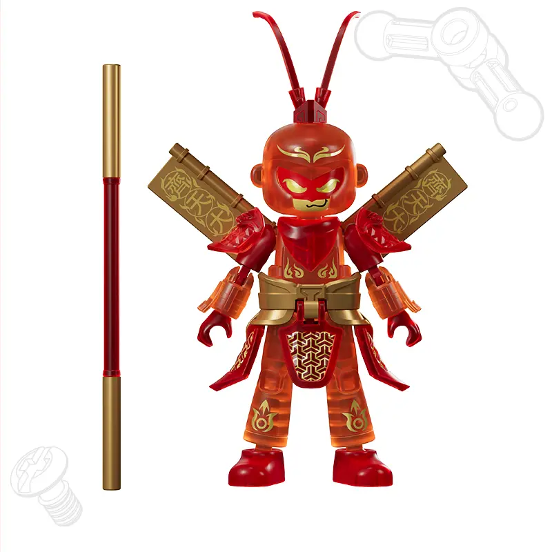 Blokees Blind Box Hero Infinity GVT04:Mainan Anak,Balok kayu/Blok,toys,Figur Susun action figures 1