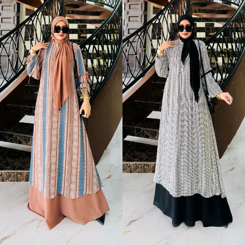 ALULA SET PREMIUM BY ARSY HIJAB GAMIS MALAYSIA DRESS CANTIK MALAY DRESS GAMIS SET JILBAB BAJU LEBARAN SET MELAYU DRESS SET JILBAB SEGIEMPAT 0
