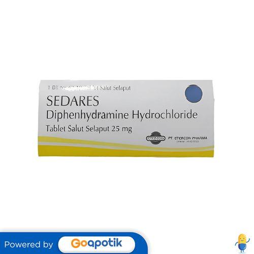 SEDARES 25 MG STRIP 10 TABLET