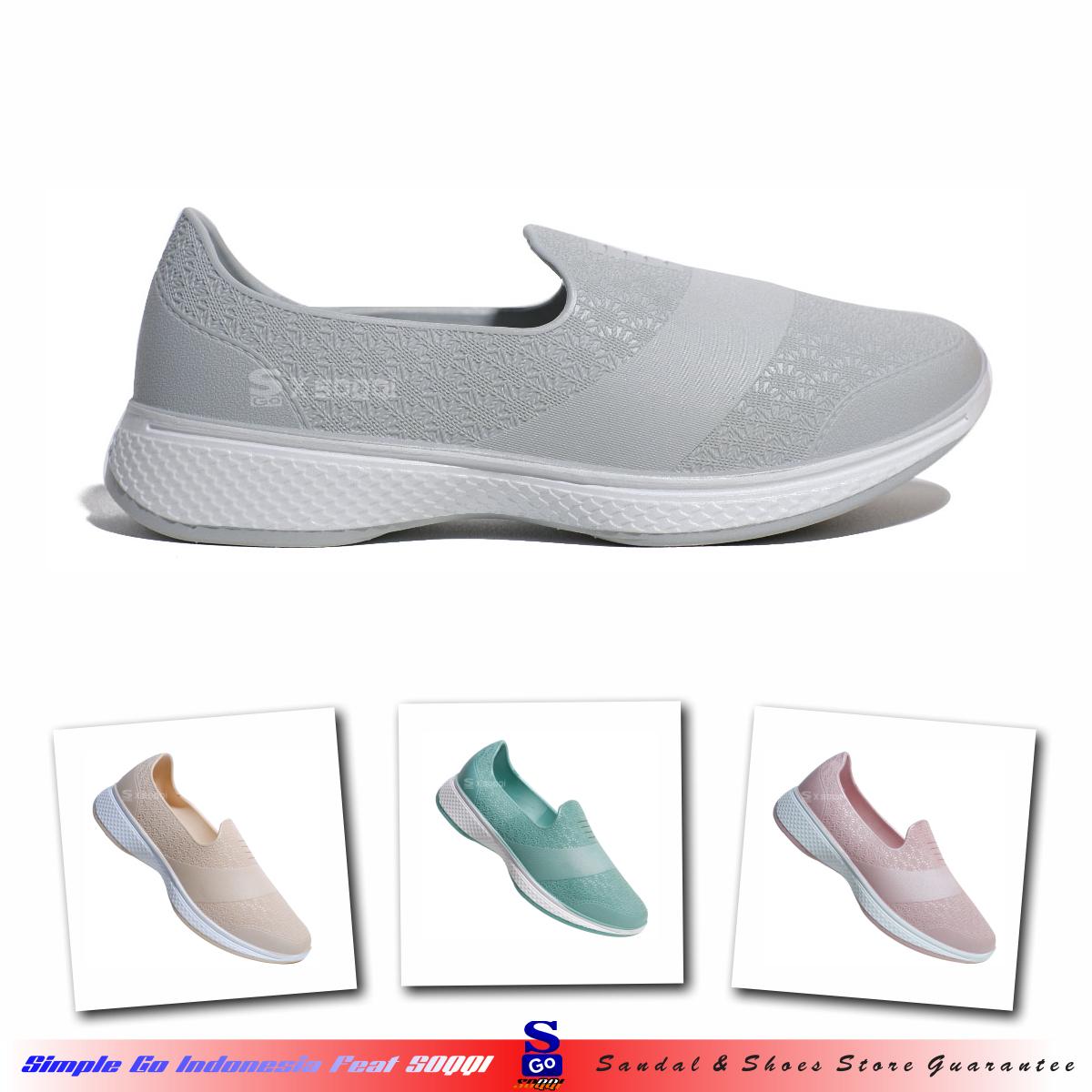 Yumeida 9111 Sepatu Karet Slip On Wanita Original Cewek Keren Tahan Air Ukuran 37-41