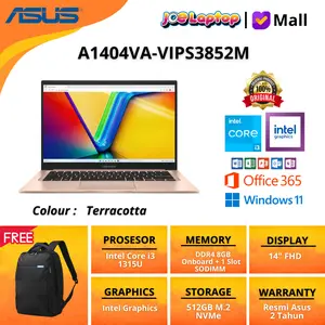 Asus Vivobook A1404VA-VIPS3852M Terracotta i3 1315U Win11 OHS