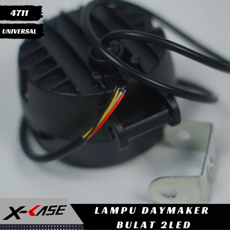 Lampu Tembak Sorot Daymaker Bulat Led 2 Mata Lampu Sorot Senja Led Warna Universal 2