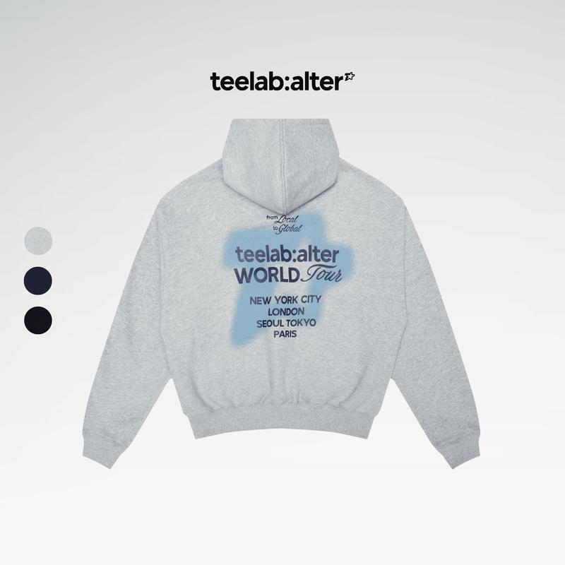  Áo Hoodie Semi-Boxy Teelab World Tour 2026 Special Collection Local Brand Unisex  HD124 