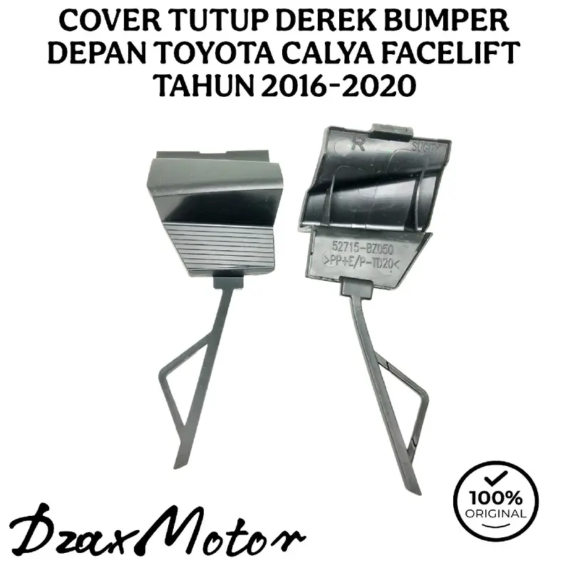 COVER TUTUP DEREK BUMPER DEPAN TOYOTA CALYA FACELIFT TAHUN 2016-2020 ORIGINAL 2