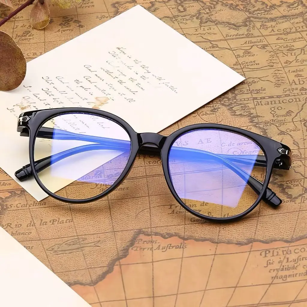 Kacamata Pria/Wanita Fashion Anti Radiasi Lensa Transparan Sunglasses Termurah