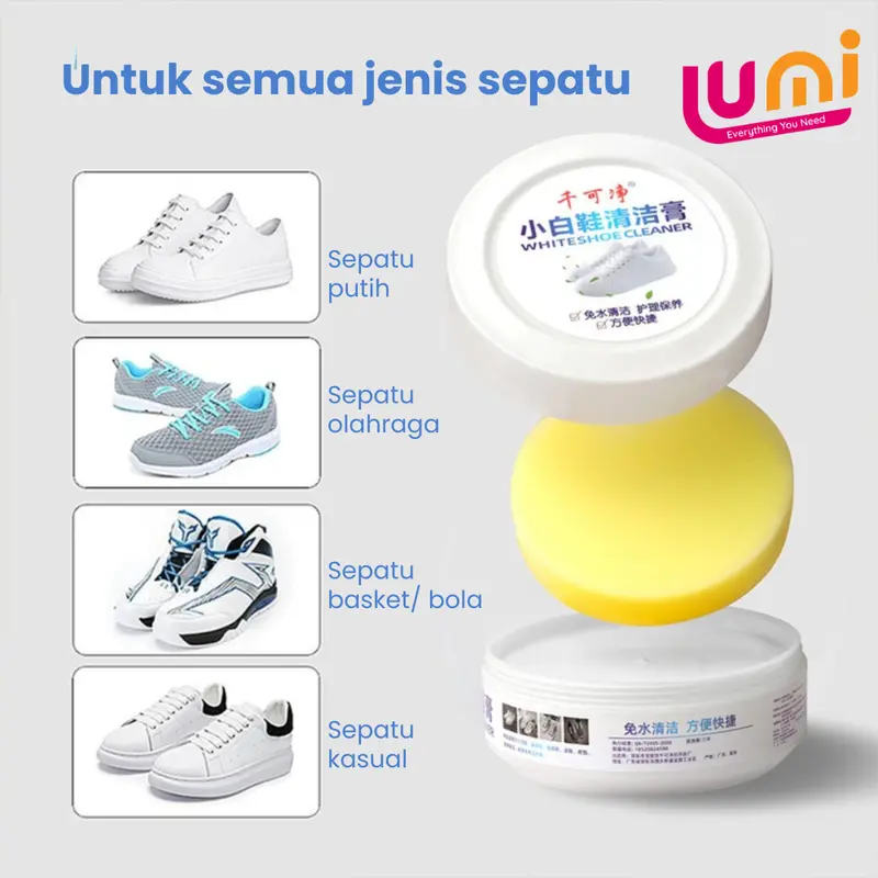Pembersih Sepatu Tanpa Air Dan Instan - Shoe Cleaner 3