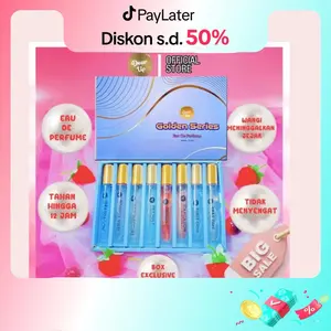 PROMO PAKET 8 - 10 parfum Golden Series Dear up (100%TAHAN LAMA) WOMEN & MEN SERIES Eau De Perfume BPOM UNISEX