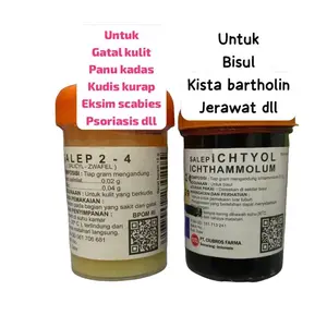 SALEP HITAM DAN KUNING, hitam untuk kista bartholin, bisul, dan jerawat, SALEP KUNING untuk gatal kadas kudis kurap kutu air eksim scabies psoriasis dll