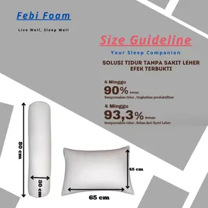 SET Bantal Guling Memory Foam / Bantal Hotel Premium Nyaman Dan Tenang Berkualitas Tinggi