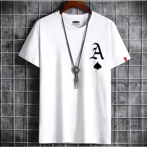 Kaos Distro Sablon Logo A Love Motif Simple putih / Kaos Pria katun Combed / Baju Kaos Distro kaosmurah kaos marimas