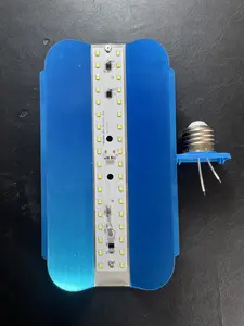 LAMPU JALAN 15W PJU LED SUNLAMP SOROT OUTDOOR PENERANGAN STREET LIGHTF MIK Blue Plastik Putih Kabel