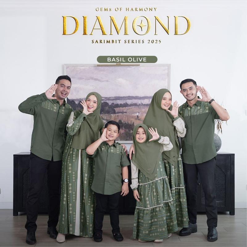 Yasmeera Official - Sarimbit 2025 Diamond Series Warna Basil Olive 0