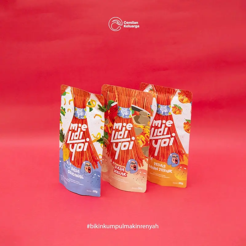 MieYoi (Mie Lidi Yoi) Snack Cemilan Makanan Kering Keripik 2