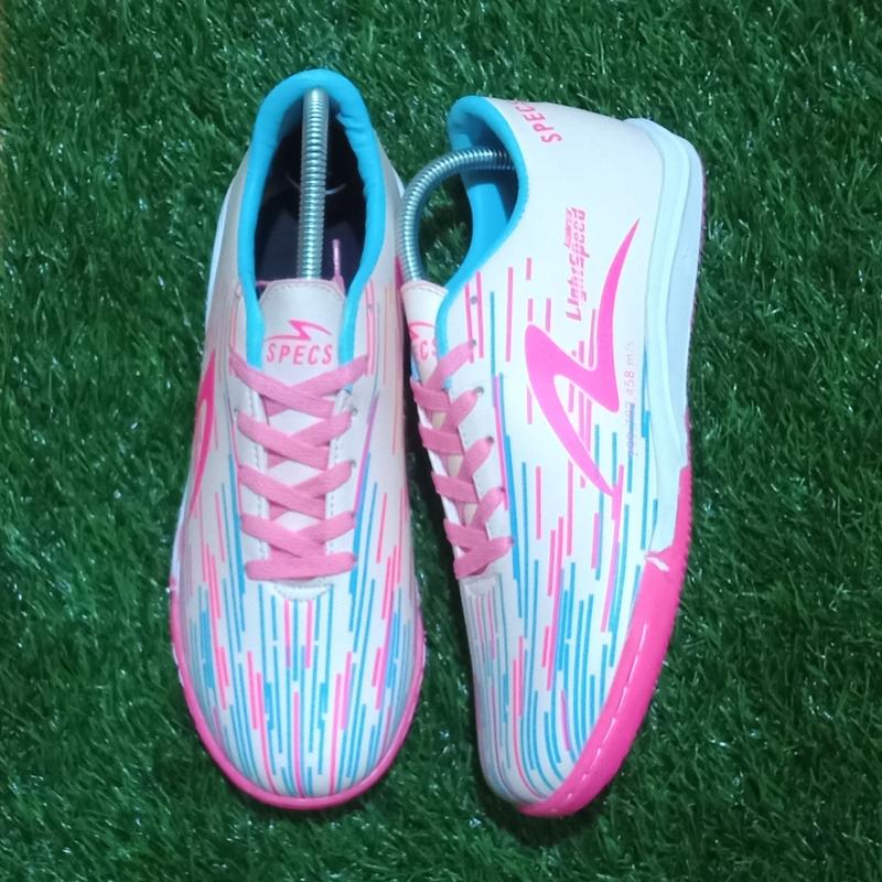Product Introduction of Sepatu Futsal Specs Lightspeed Reborn In White Red Bisa COD sepatu futsal ribon mini  soccer sepatu  futsal sepatu  futsal sepatu  futsal  junior sepatu  futsal  flank light  speed 3