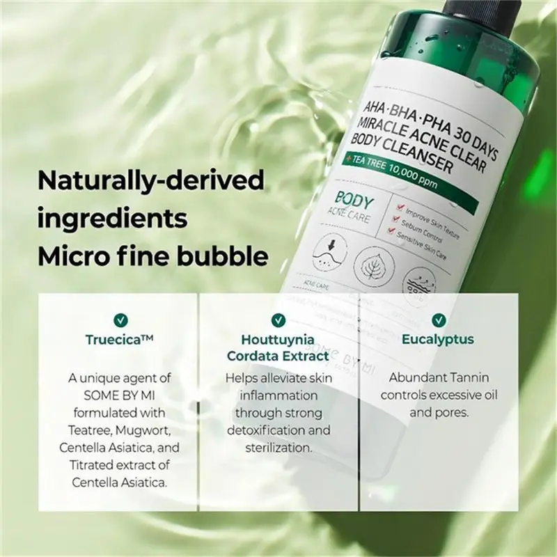 SOME BY MI Aha Bha Pha 30 Days Miracle Acne Clear Body Cleanser 400g Body Cleansing Body Wash(400g) 7