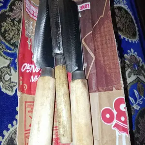Promo Murah 3 Pcs Pisau Dapur Serbaguna Baja - 2 Besar dan 1 Kecil  Kitchenware