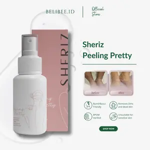 Sheriz Peeling Pretty Spray 60ml - Exfoliasi - Skincare - Menghilangkan Daki
