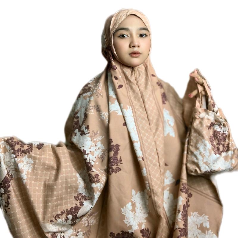 FAZKA - Mukena Traveling Mini Pouch Dewasa Shakira Motif Sultan Bahan Katun Micro Premium mukena traveling 7