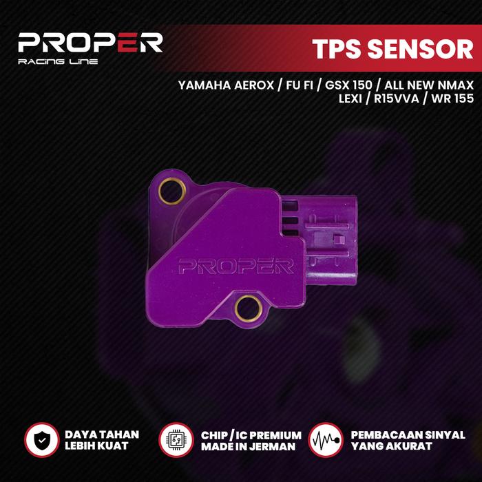 Gambar PROPER RACING LINE SENSOR TPS NEW NMAX AEROX CONNECTED LEXI SATRI FU INJECTION WR155 GSX 150 OLD dari Proper Racing Line Kota Administrasi Jakarta Utara Tokopedia