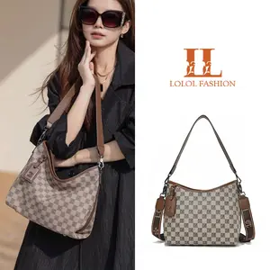 LOLOL Fashion Tas Selempang Wanita Cantik Terbaru Tas Jinjing Wanita Motif Tas Lokal Premium Cewek V - 5566
