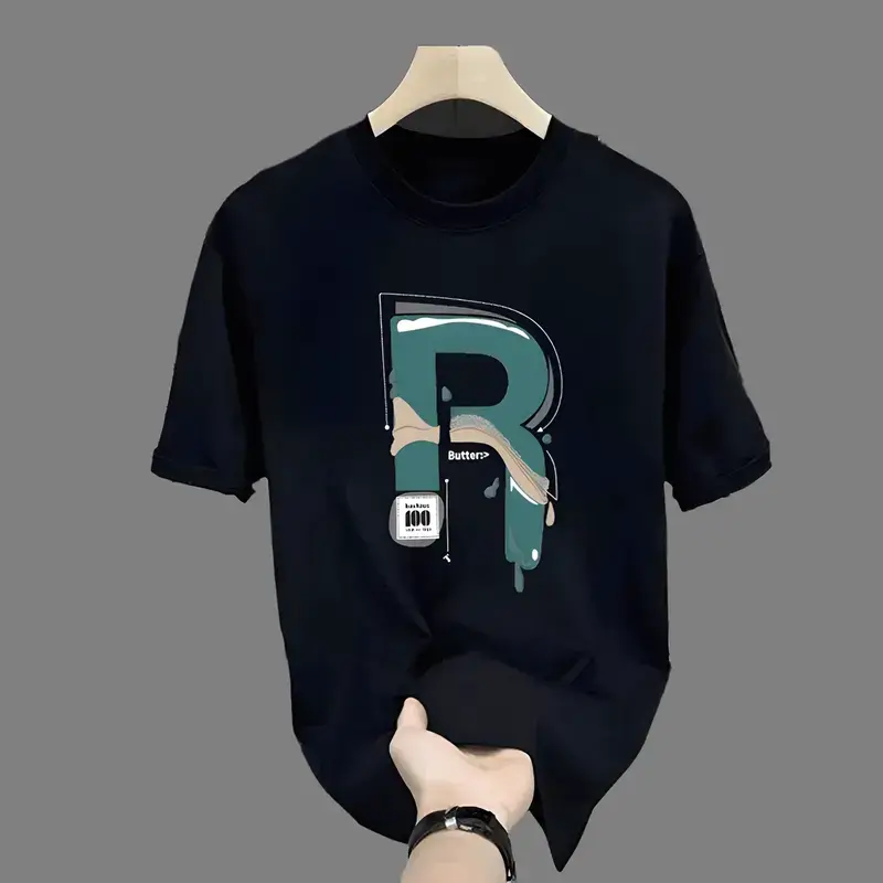 Kaos oblong katun 100% ukuran besar pria danwanita lengan pendek