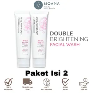 [ISI 2] Mini Size Shinzui WHITEssentials Facial Wash 20 ml | Sabun Cuci Pembersih Muka Mencerahkan Glowing berjerawat