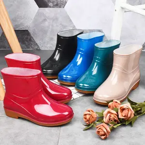 Sepatu Boots Wanita Import Premium Bots Premium Fashion Quality Boot Terkini Korean Style Sneakers Four Seasons Rain Boots