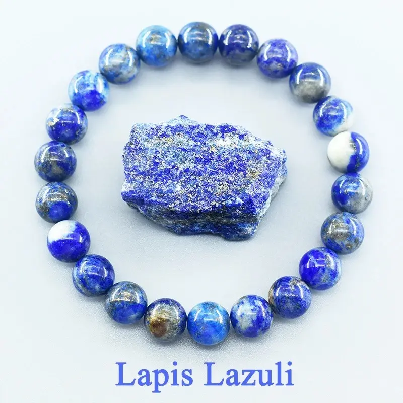 Gelang Lapis Lazuli Original — Healing Stone | Kristal Kejujuran & Ketenangan Jiwa