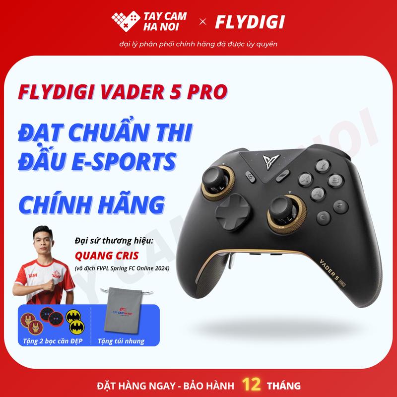   SẴN HÀNG  Flydigi VADER 5 PRO bản QUỐC TẾ bảo hành VIP 12 tháng chỉ ĐỔI không SỨA 