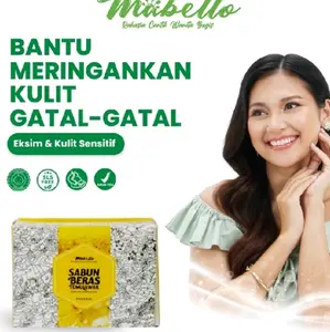 Sabun Beras Kuning Mobello original Mencerahkan