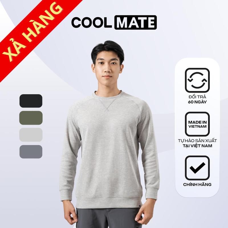 [Outlet Không đổi trả] Áo Sweater Nam Lifewear Tay Dài - Coolmate
