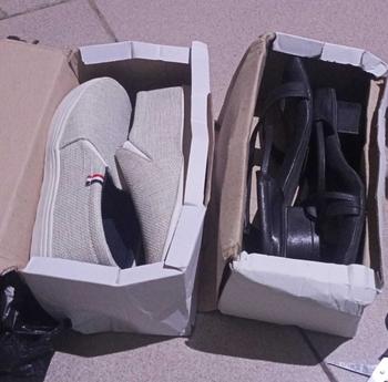 Product Review of flaggy - sepatu wanita slip on model terbaru 2024 warna krem dan hitam ukuran 37-40 from M**a 1