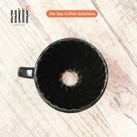 Gambar V60 Coffee Dripper Coffe Maker Filter Saringan Kopi Manual Brew - Hitam dari Sakha Coffee Bali Kota Denpasar 5 Tokopedia