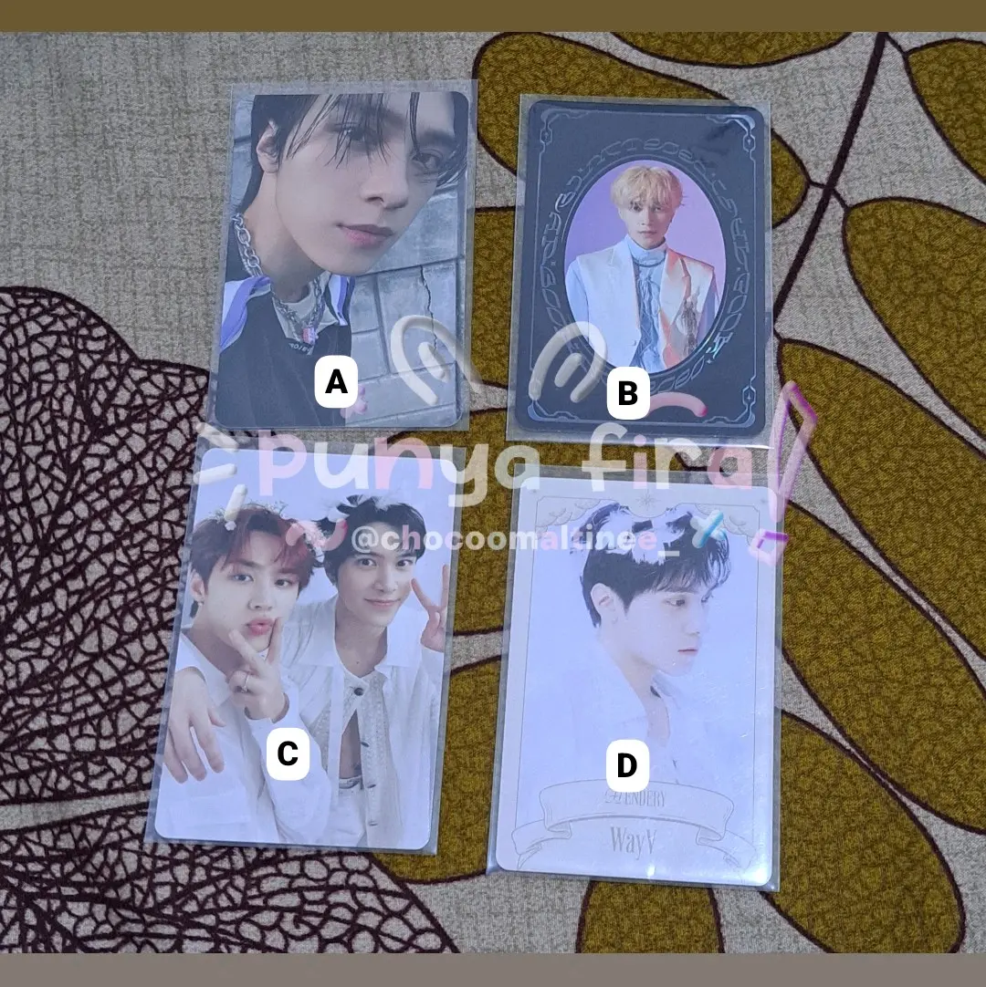READY STOCK PHOTOCARD HENDERY WAYV OFFICIAL