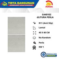 Gambar ROMAN KERAMIK 40 X 40 FLOOR TILE G440102 dLITURA PERLA / KERAMIK LANTAI KW 1 Kayu dari Tirta Bangunan Kota Depok 2 Tokopedia