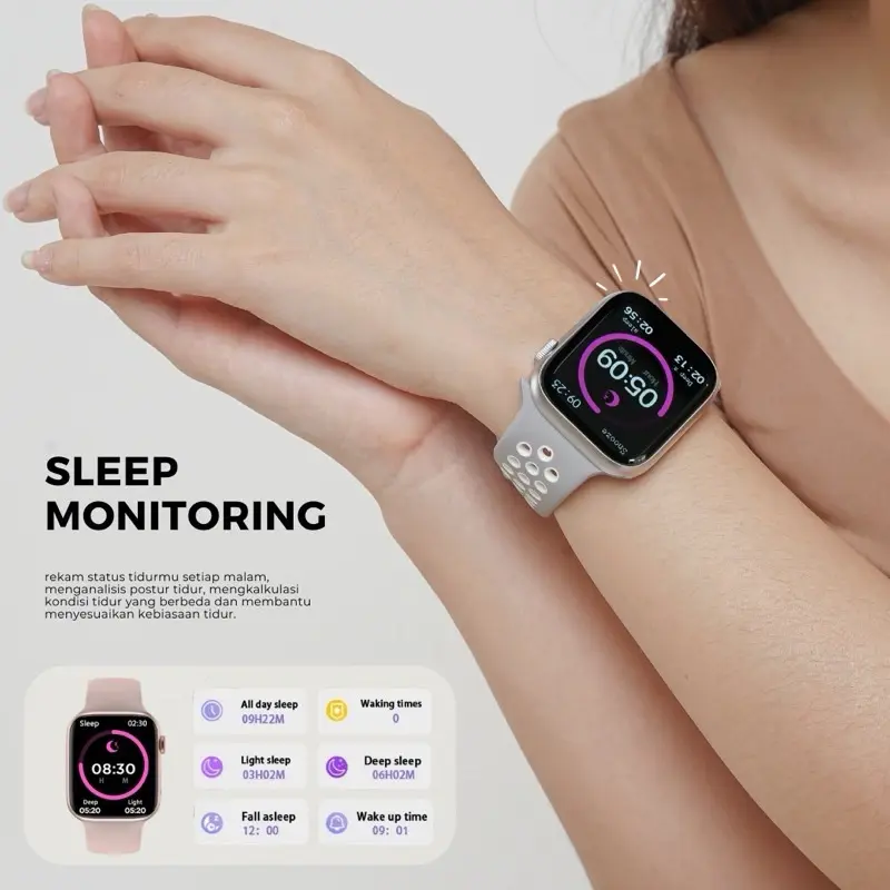 Jam Tangan Android Pintar Hp Bisa Wa Layar Sentuh Smartwatch Pria Wanita Elegan Mewah 5