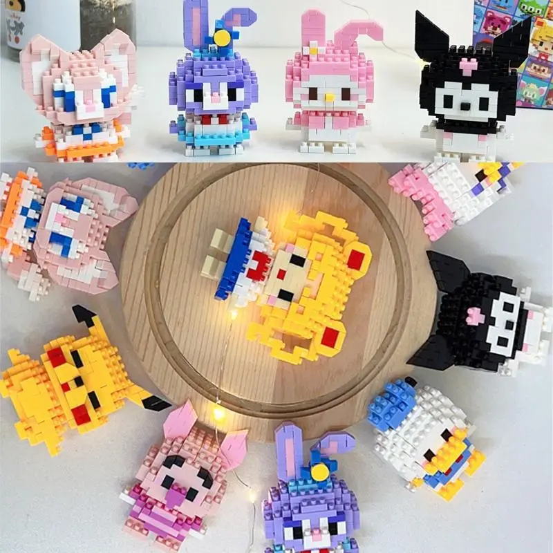（COD）Kartun Mainan Nano Block Model DIY Karakter  Balok Susun Edukasi Anak Bricks Mini Toys
