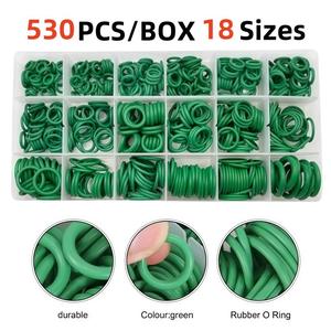 Small Sizes DIY Tool Box Set 530pcs Thickness  NBR Rubber Fluorine Silicone Durable Gasket Sealing O-rings Oring Soft