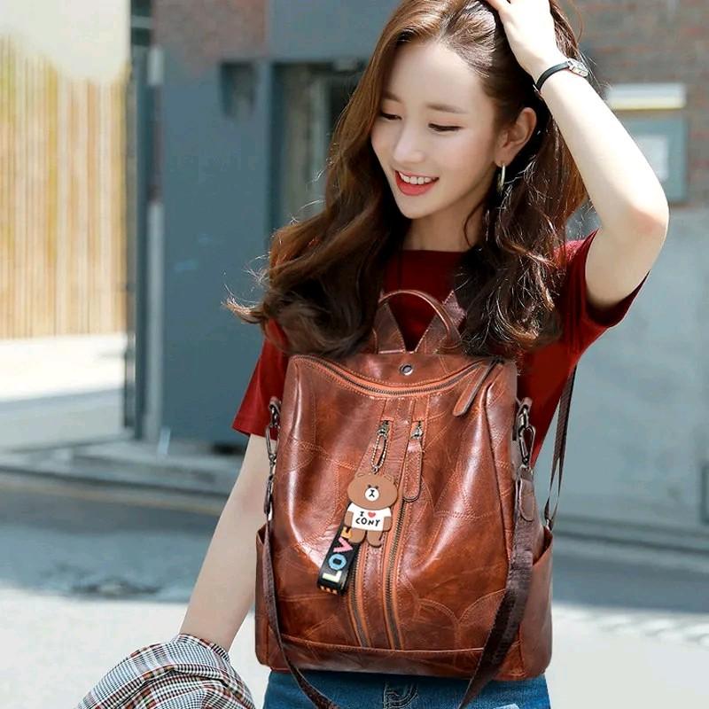Tas ransel Wanita perempuan Terbaru 2024  MODEL ANAK SIMPLE Tas ransel Wanita Terbaru MODEL SIMPLE TERMURAH  telararis sekarang bisa bayar di tempat Sekolah Backpack 9