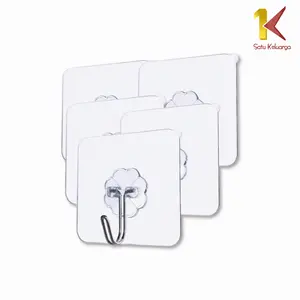 [COD] SK C124 Gantungan Tempel Kait Lengket Pasang Kait Gantungan Dinding Kamar Mandi Gantungan Baju Dipasang di Dinding