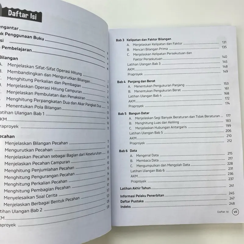 Seri ESPS SD Kelas 4 Kurikulum Merdeka - Matematika IPAS Indonesia English Pancasila - Buku Erlangga Original 6