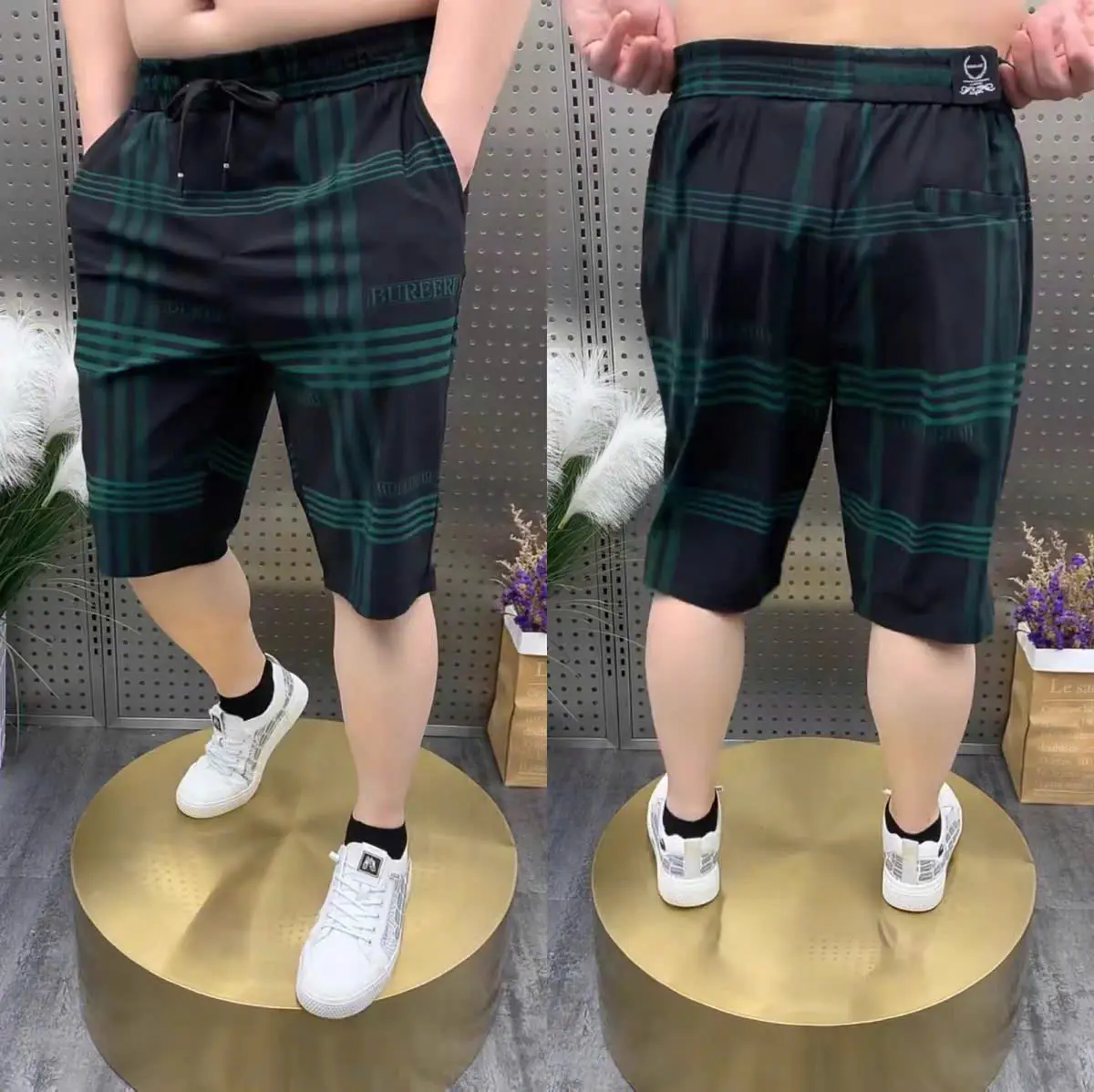 Quần short thun umi nam co dãn dày dặn - sache