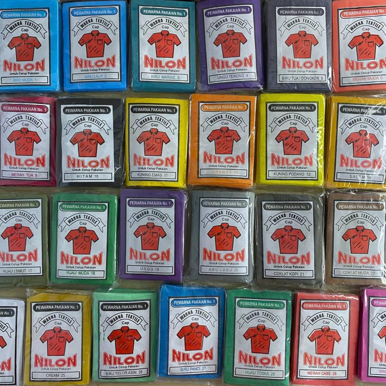 Wantex NILON Wenter Pewarna Pakaian Tekstil Kain Jeans Hoodie Jaket Kaos Tshirt Naptol Warna Pekat permanen Wenter Wantek Celana Baju Jual TOB Store Tulungagung Blitar Trenggalek Kediri