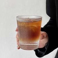 Gambar One Two Cups Gelas Kaca Aesthetic Kopi Teh Simple Stripe Glass - IN-34 - 240 ml dari One Two Cups Official Store Kota Administrasi Jakarta Barat 4 Tokopedia