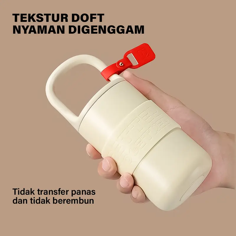 LDD-Tumbler Botol Minum Aesthetic Lucu 650ML Anti Tumpah dan Tahan Dingin Stainless Steel 316 6